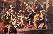 Francesco Solimena Dido Receiveng Aeneas and Cupid Disguised as Ascanius oil on canvas